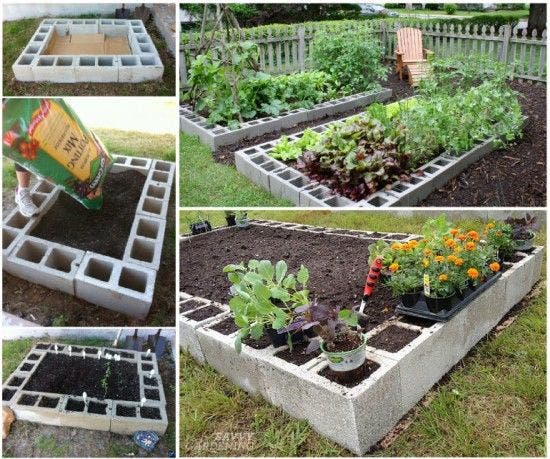 Creativos usos de los bloques de concreto para decorar y ...