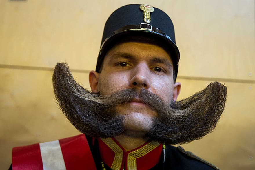 El campeonato mundial de bigotes y barbas de Austria te dejará alucinado