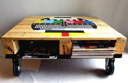 Dale una segunda oportunidad a los palets de madera con geniales ideas ¡Puedes hacer una mesa!