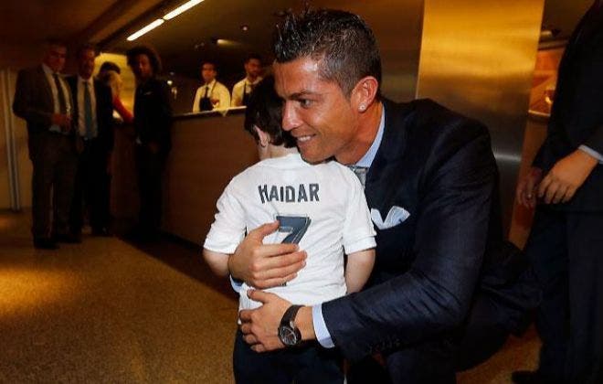 El Real Madrid hizo realidad el sueño de Haidar, el niño que perdió a sus padres en un atentado