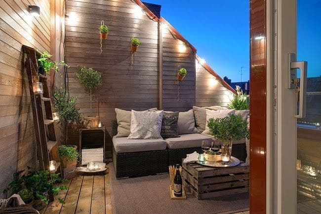 Tienes un balcón en casa y deseas decorarlo? aquà tienes 12 ideas ... Balcón Con Casas decoración