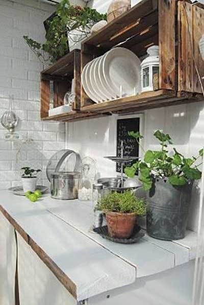 25 creativas ideas para fabricar muebles de cocina utilizando ...