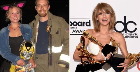 Taylor Swift dona 15000 dólares al bombero que rescató a su propia familia en un accidente