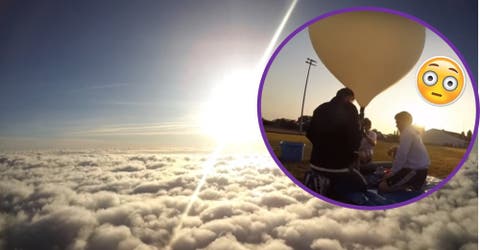 Estudiantes captan imágenes de la Tierra y el Sol a 32.000 metros de altura… ¡CON UN GLOBO!