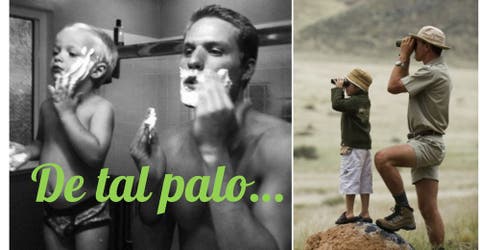 De tal palo tal astilla… 22 fotografías nos muestran el lado más tierno de papá ♥