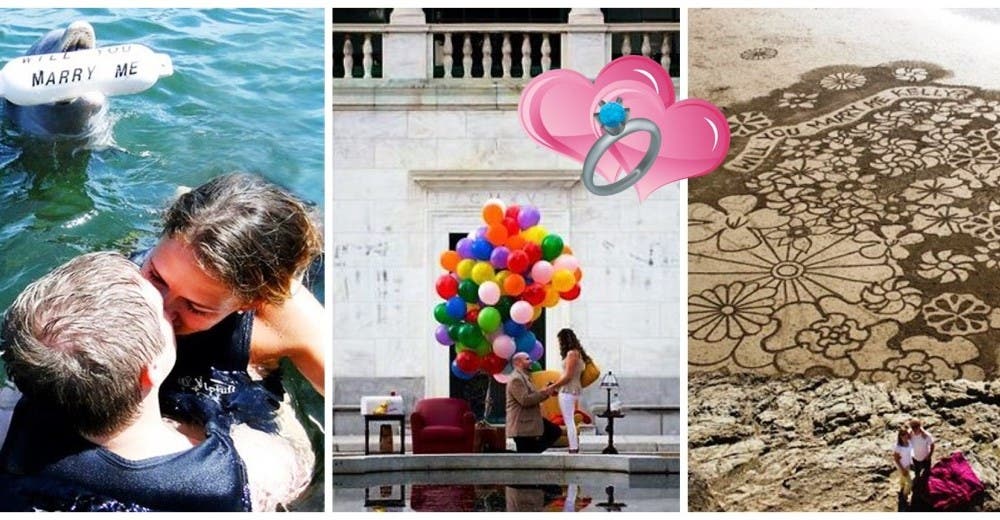 Originales propuestas de matrimonio ¡Incluso superan a las películas! Originales propuestas de matrimonio ¡Incluso superan a las películas!