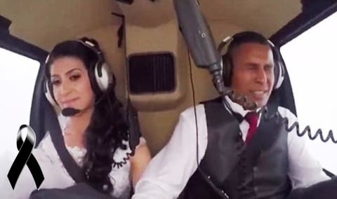 Salen a la luz las desgarradoras escenas del accidente de la novia que viajaba en el helicóptero