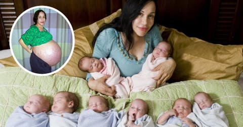 La madre soltera de 6 hijos que tuvo octillizos aparece 12 años después