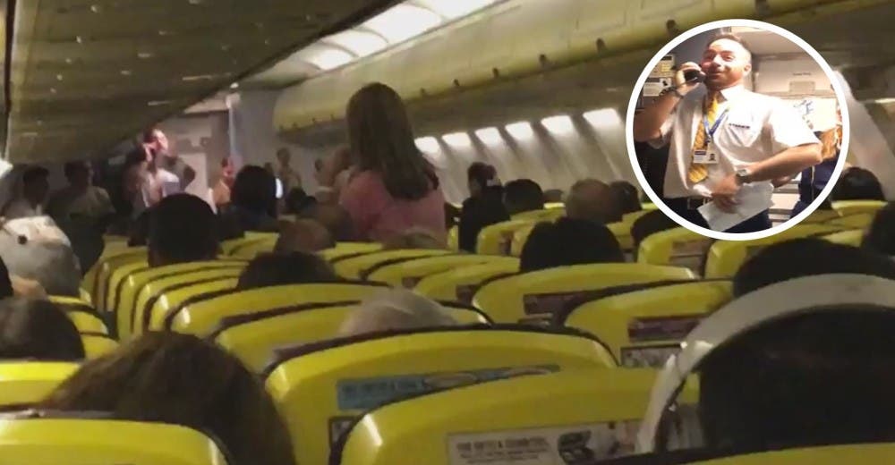 Ningún pasajero podrá olvidar lo que hizo este miembro de la tripulación en pleno vuelo Ningún pasajero podrá olvidar lo que hizo este miembro de la tripulación en pleno vuelo