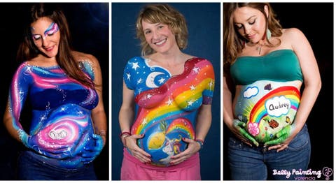 Belly Painting, una iniciativa llena de color y creatividad para las futuras madres