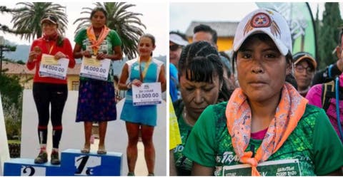 Participó en una carrera con sandalias hechas a mano y su triunfo sorprendió a todos