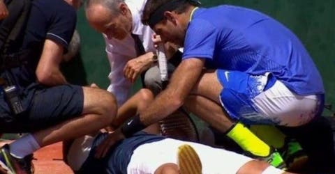 El noble gesto de Del Potro tras la lesión de Almagro conmueve al mundo entero