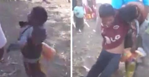 En esta fiesta los niños son obligados a embriagarse hasta que no puedan estar en pie