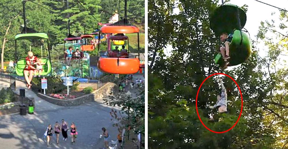 El terrorífico momento que vivió una joven de 14 años tras precipitarse de una atracción