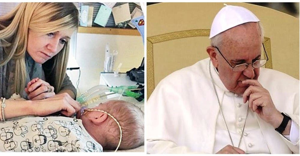 El Papa Francisco dirigió estas emotivas palabras a los padres del pequeño Charlie El Papa Francisco dirigió estas emotivas palabras a los padres del pequeño Charlie