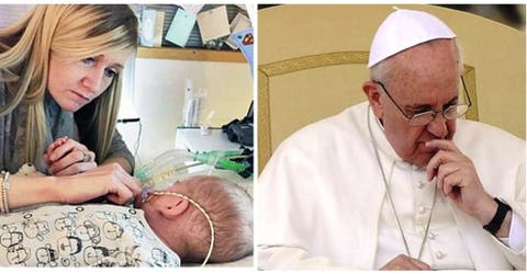 El Papa Francisco dirigió estas emotivas palabras a los padres del pequeño Charlie