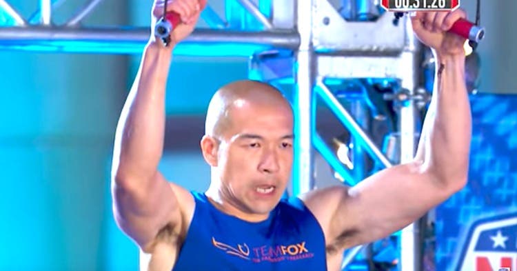 verdadero guerrero ninja Parkinson Jimmy Choi American Ninja Warrior 41 años carrera de obstaculos