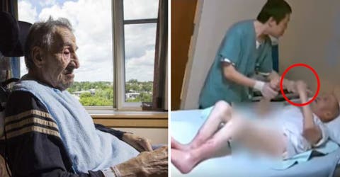 Así descubrieron a un enfermero agrediendo brutalmente a un paciente de 89 años