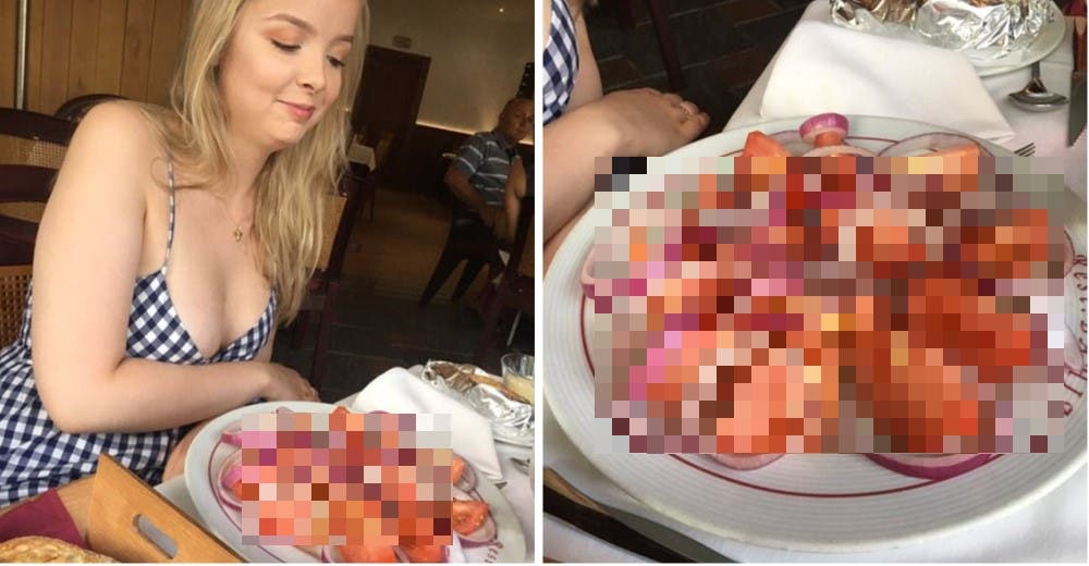 Esperaba una ensalada vegana en un restaurante y lo que recibió la dejó sin palabras Esperaba una ensalada vegana en un restaurante y lo que recibió la dejó sin palabras