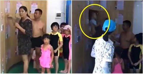 Le hicieron algo horrible a su hijo para que no «molestara» mientras disfrutaban en la piscina