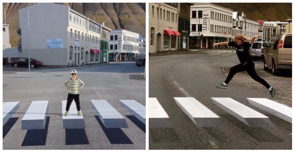 En Islandia hacen un innovador cruce peatonal que causa furor en las redes