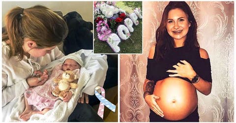 Su bebé nació sin vida y decide compartir las fotos para que se conozca su caso
