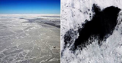 Un grupo de científicos halló un misterioso agujero de inmensas dimensiones en la Antártida