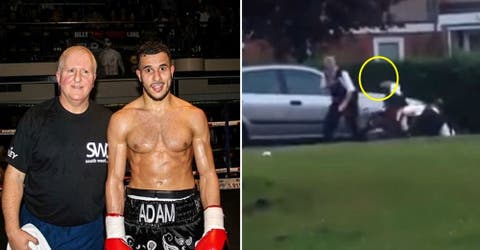 IMPACTANTE – Este boxeador huyó cuando trataban de detenerlo y así reaccionaron los policías