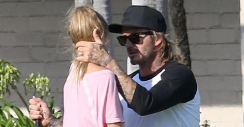 POLÉMICA – Una foto de la hija de David Beckham fue objeto de crueles y ofensivas burlas
