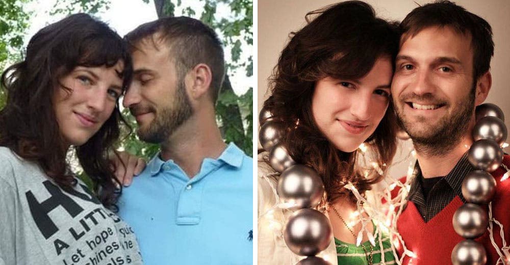 A pesar de que descubrió algo estremecedor en su primera cita, se quedó con él para siempre A pesar de que descubrió algo estremecedor en su primera cita, se quedó con él para siempre