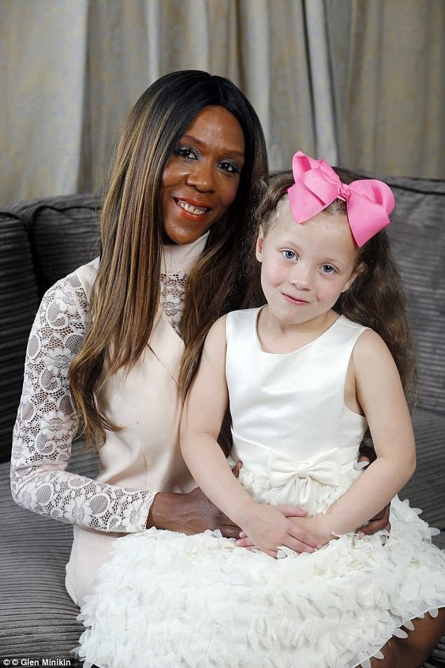 Madre de raza negra da a luz una hija blanca con ojos azules, Sophia Blake tiara black mother white daughter 