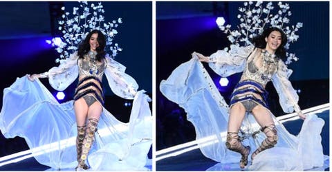 La aparatosa caída del peor desfile de la historia del Victoria’s Secret Fashion Show