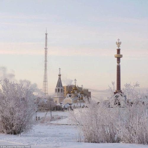 temperaturas gélidas rompen récord -62º Siberia Oymyakon