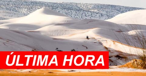 INSÓLITO – Impresionante nevada cayó en uno de los lugares más calientes del planeta