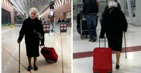 El viaje de una abuelita de 93 años que lo deja todo para ayudar a otros emociona a su nieta