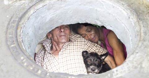 Una pareja sobrevive durante 22 años en el interior de una alcantarilla