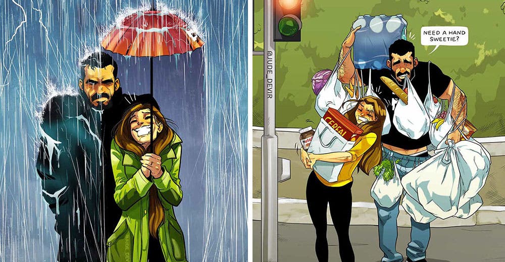 Las 13 ilustraciones de la vida en pareja que están causando furor en las redes Las 13 ilustraciones de la vida en pareja que están causando furor en las redes