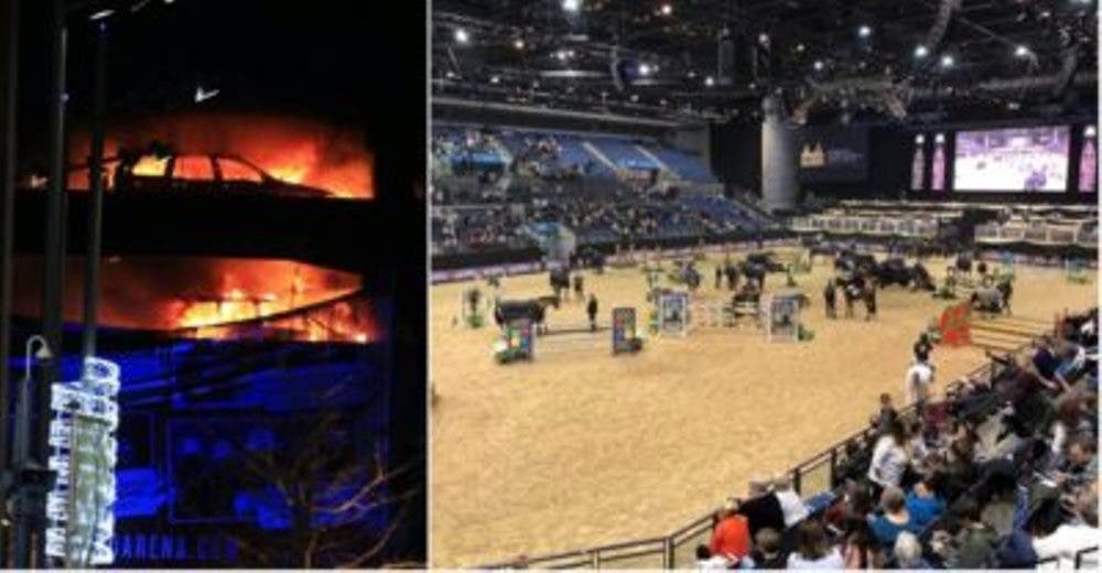 Un trágico incendio casi acaba con la vida de 80 caballos al ser usados para un espectáculo Un trágico incendio casi acaba con la vida de 80 caballos al ser usados para un espectáculo