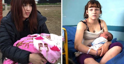 Estremecedoras imágenes que muestran la dura realidad del embarazo precoz en Latinoamérica