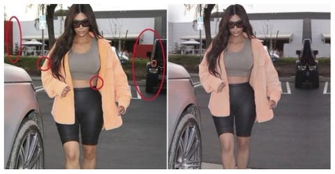 Kim Kardashian otra vez se excedió con el Photoshop y le llovieron las críticas