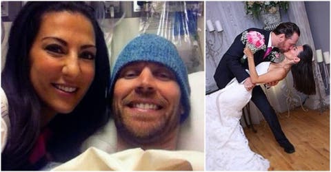 Siguió su corazón y se casó con su novio con cáncer: 3 semanas después sucedió el milagro