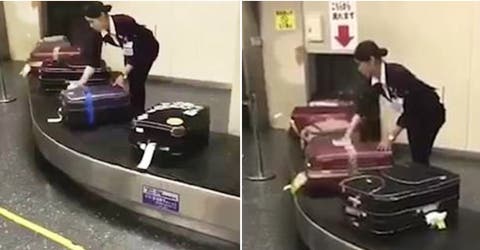 En los aeropuertos de Japón tratan el equipaje de una forma distinta al resto del mundo