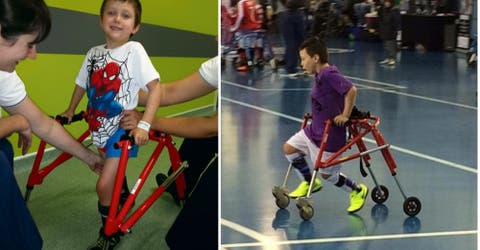 Un niño de 9 años queda devastado después de que le robaran su andadera y su silla de ruedas