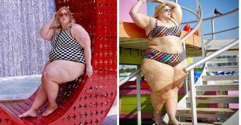 Una modelo de talla grande denuncia la agresión que sufrió mientras se hacía fotos en bikini en un hotel