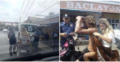 La policía de Filipinas detiene a una pareja por considerarla «turistas indecentes»