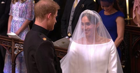 La reacción del príncipe Harry cuando Meghan llega al altar conmueve a todos los presentes