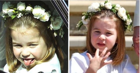 La emoción de la princesa Charlotte cautivó a todos en la boda real