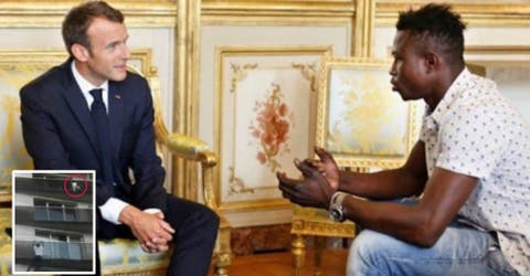 Macron recibe al héroe inmigrante que salvó a un niño y le otorga la nacionalidad francesa