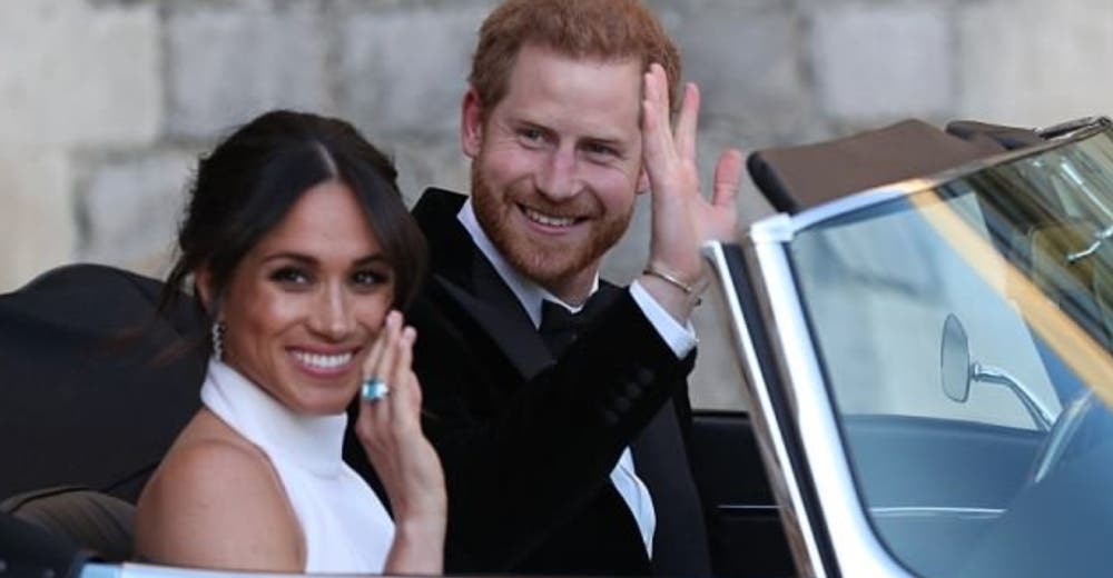 El romántico detalle del jaguar en el que se trasladaron Meghan y Harry a la recepción