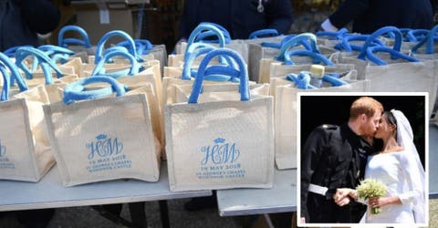 Algunos invitados venden la bolsa de regalos que recibieron de parte de Harry y Meghan